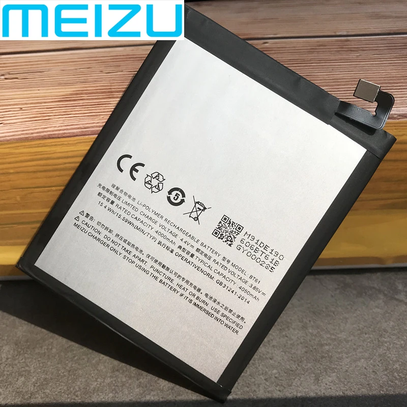 Meizu Оригинальный Новый BT61 4050 мАч для M3 Note L681H L681M L681Q L681C Аккумулятор Pro Prime батареи |