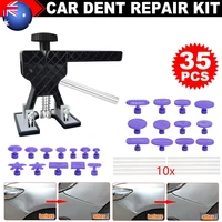 auto dent puller kit with black dent lifter tapswith adjustable width dent repair tools for car diy auto dent repair