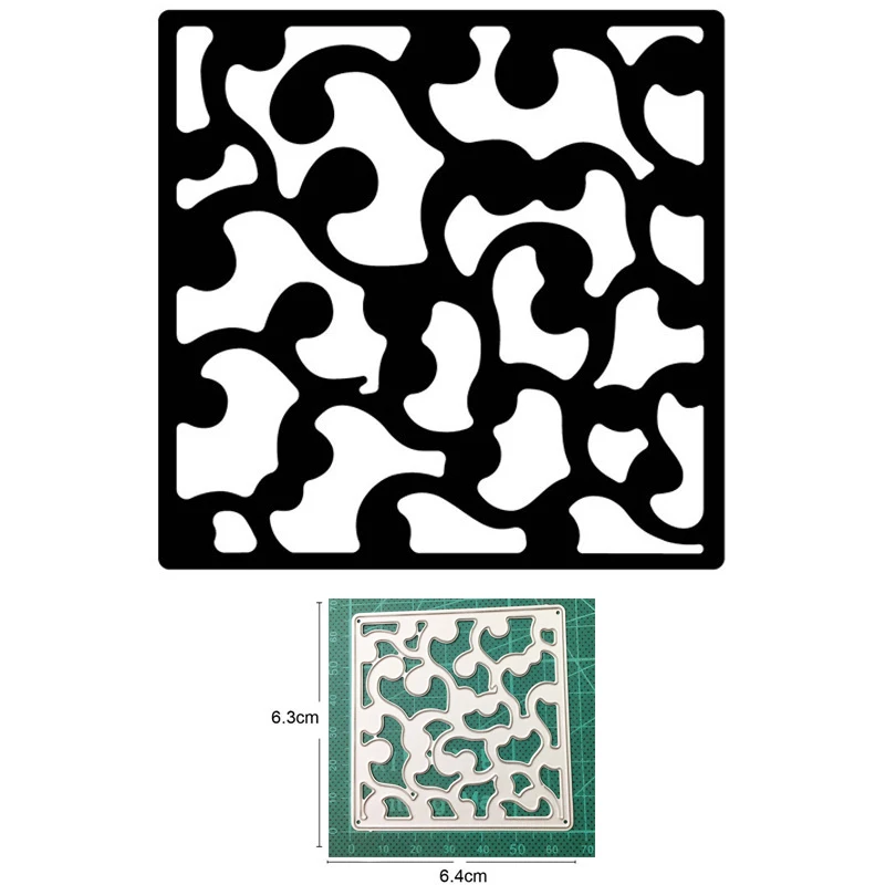 

Vines Square Frame New 2021 Metal Cutting Dies for DIY Scrapbooking Paper and Card Making Decorative Embossing Dies Craft dies