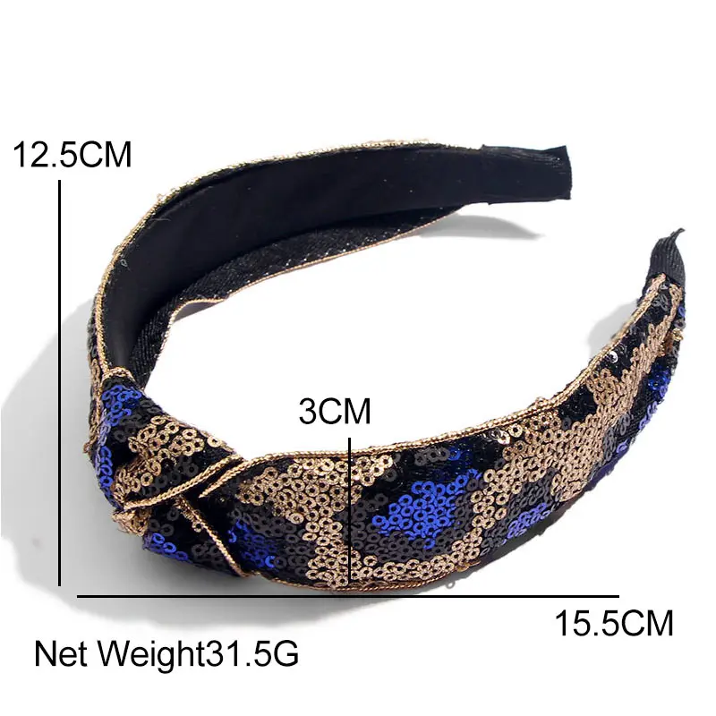 JJFOUCS Новинка Женский ободок для волос соломенный Плетеный богемный широкий