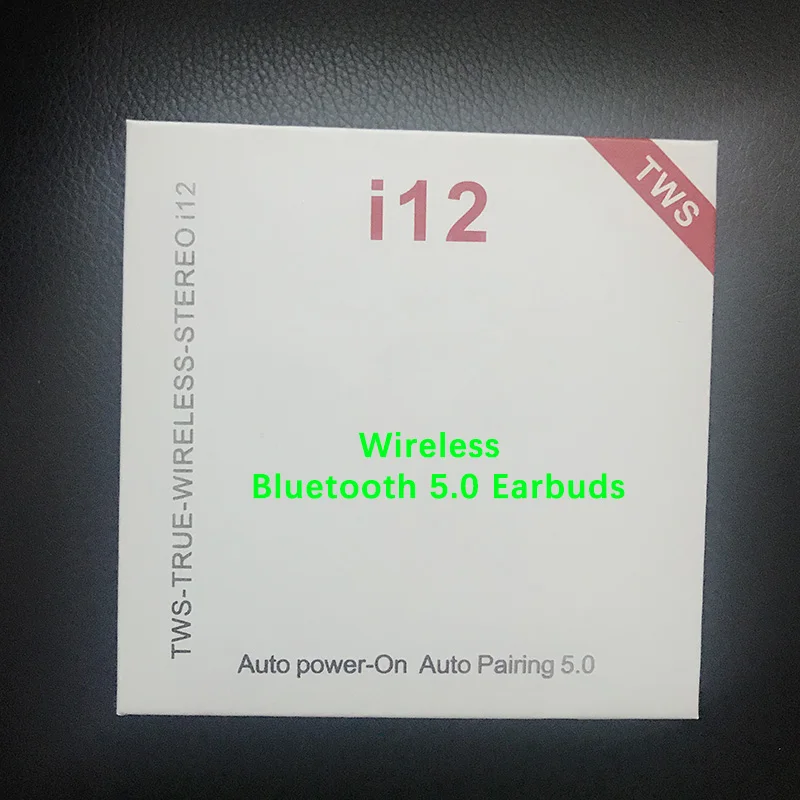 Оригинальный i12 наушники-вкладыши TWS с Беспроводной Bluetooth 5 0 наушники Спортивный