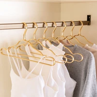 10pcs kids clothes hangers aluminum alloy thicker drying rack anti slip windproof anti rust seamless hanger organization