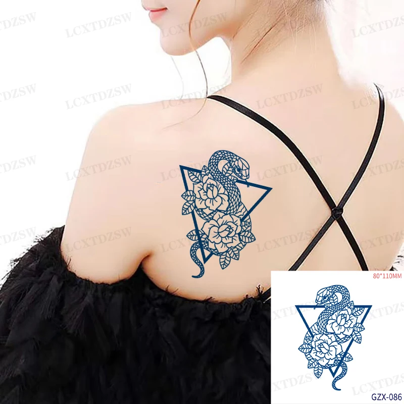 Temporary Butterfly Tattoos Stickers For Little Girls Sleeve Lifelike Sexy Moon Body Art Arm Fake Tattoo Edges Sticker Decals