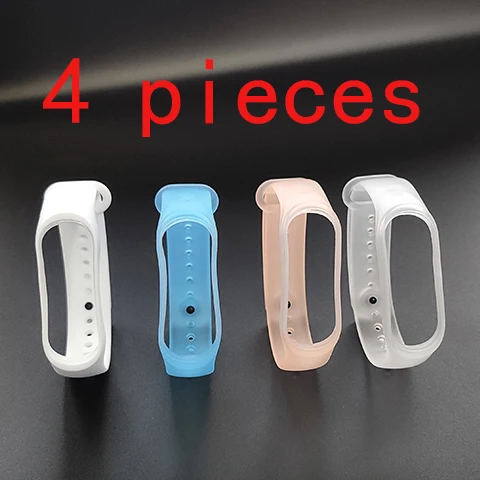 E Для xiaomi mi band 4 ремешок браслет часы силиконовый ремешок для xiaomi mi band 3 браслет mi band 4 NFC анти-потеря ремешок - Цвет: E
