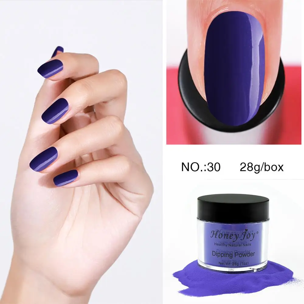 

28g/Box Purple Red Blue Dip Powder Nails Dipping Nails Get Stronger Natural Long-lasting Nail No UV Light Needed Safe Odorless