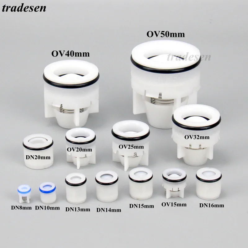 

1 шт. наружный диаметр 10-50 мм штепсельный пластиковый невозвратный клапан для счетчика воды противокапельный клапан пружина проверка для ак...