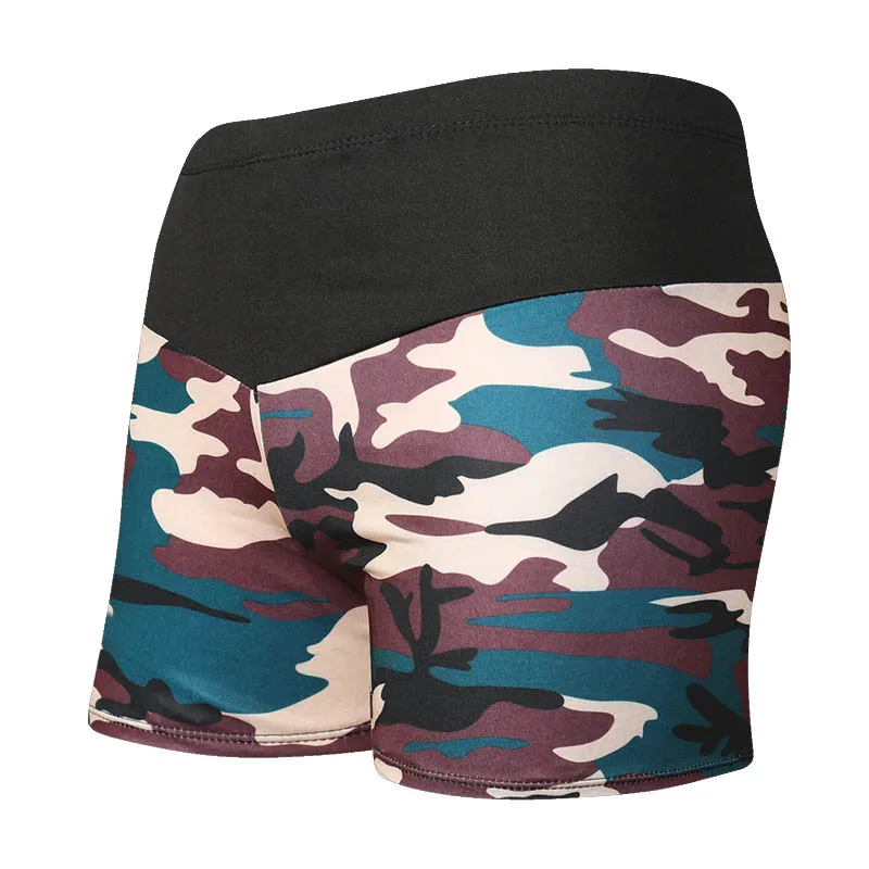 

Qrxiaer Quick Dry Summer Mens Siwmwear Beach Board Shorts Briefs For Man Camouflage Swimming Shorts Beachwear Male Underwear