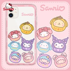 Sanrio Hello Kitty Tumbler Cartoon Phone Case for iPhone13 13Pro 13Promax 12 12Pro Max 11 Pro X XS MAX XR 7 8 Plus Cover