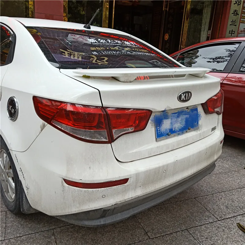 Для kia Forte спойлер высокого качества ABS Материал заднего крыла автомобиля Спойлер