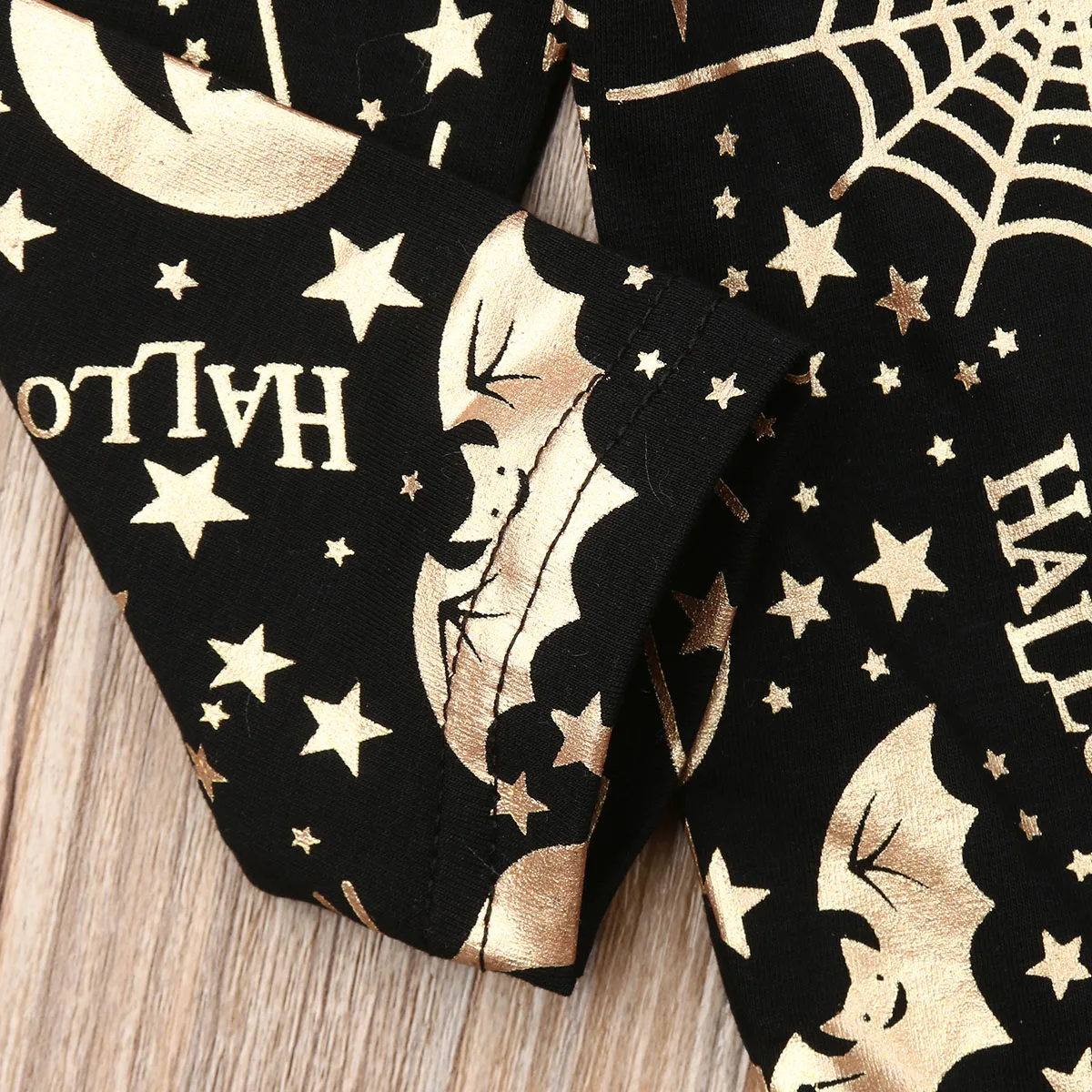 Одежда для малышей на весну и осень боди с длинными рукавами золотым принтом