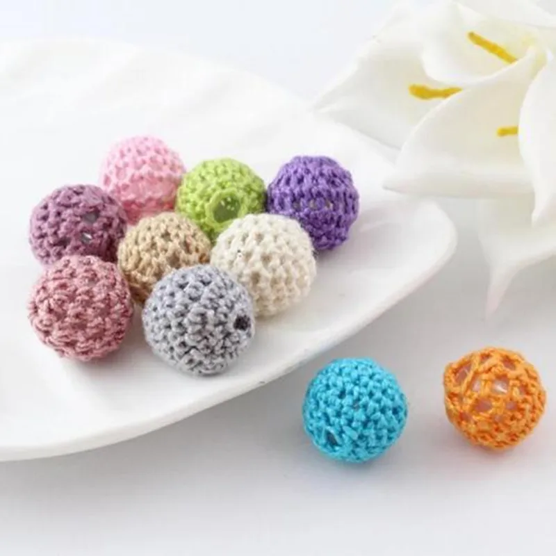 10 шт. круглые бусины для вязания крючком 15 мм|Принадлежности рукоделия| |