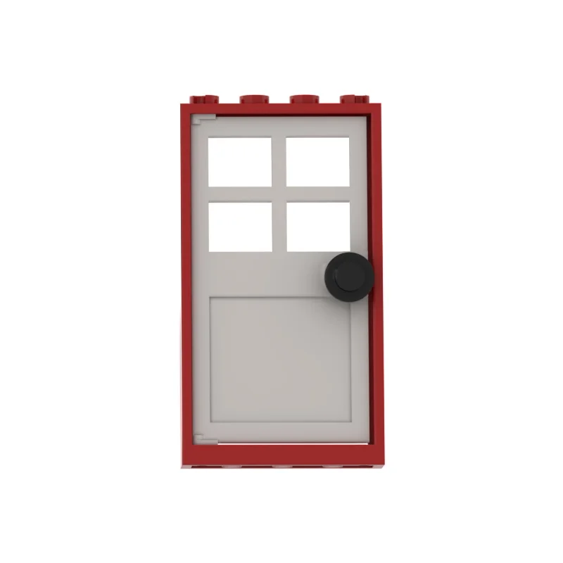 

8PCS Door Window Building Blocks Compatible Major Brand Kids Toys 60596 60623 6141 Early Learning MOC Education Gifts
