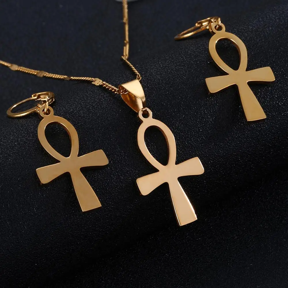 Ювелирный Комплект из колье и серёг нержавеющей стали|Ювелирные наборы| |