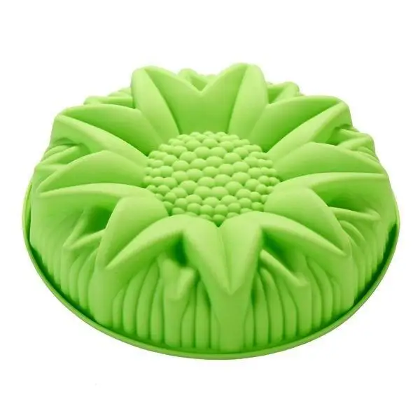 Силиконовая форма для торта с подсолнухом антипригарная пиццы выпечки духовка