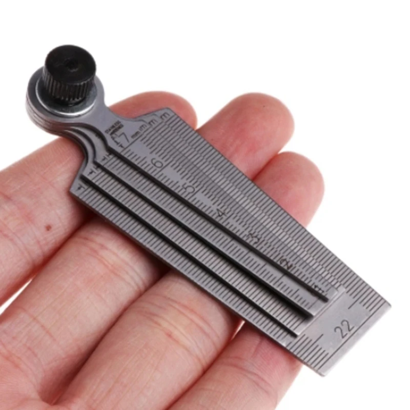 

0mm-29mm Hole Measuring Taper Gauge Ruler Depth Inspecting Tool