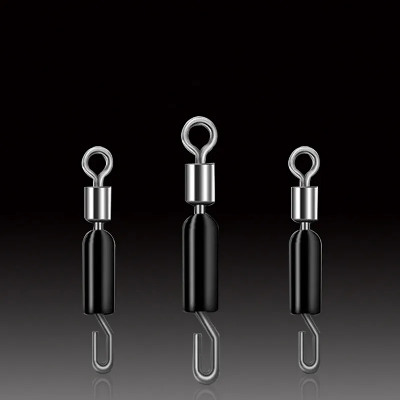 30 шт./лот шарикоподшипник поворотные Прочные Кольца рыболовный соединитель для