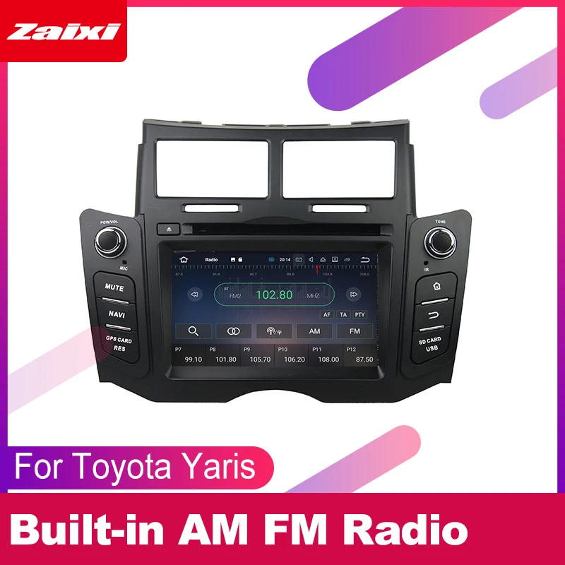 Головное устройство 2din для Toyota Yaris 2005 ~ 2011 аксессуары Android автомобильное радио