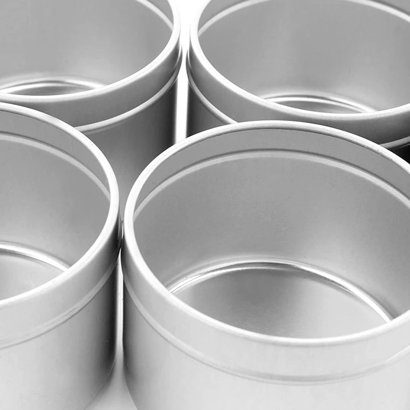 

24 Pack Candle Tins 8Oz Round Mental Tins for Candle Making, Arts Crafts, Storage & More