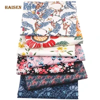monkeyfloral series printed twill cotton fabricdiy quiltingsewing cloth material for babychildren bed clothesby half meter