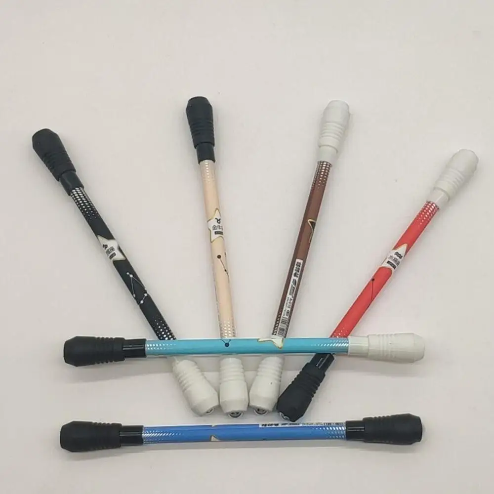 

1PC Smooth Ant-slip Anti-drop Rotation Pen With 0.5 Head Writing For kids Pen For Fluent S5G4
