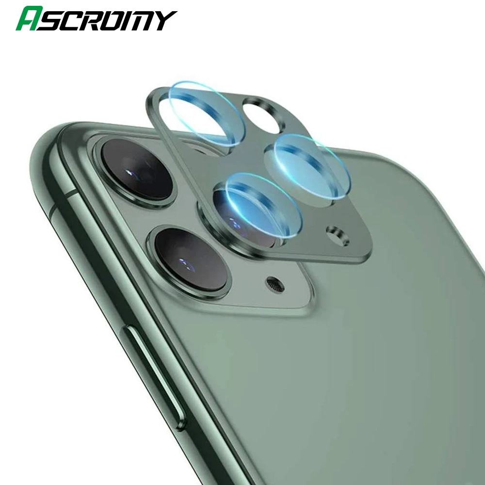 Защита объектива камеры алюминиевый протектор экрана с закаленным стеклом