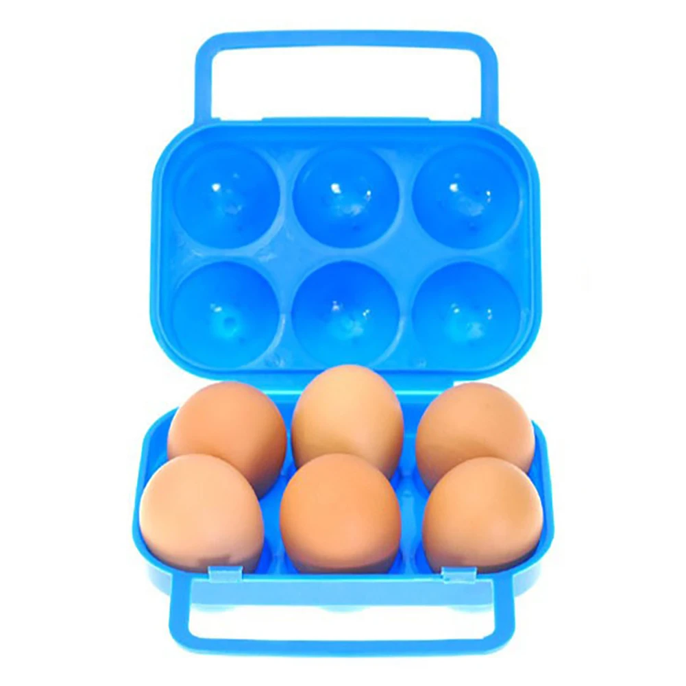 

Camping Egg Storage Boxes Tableware Outdoor Portable Camping Picnic Bbq Egg Box Container Travel Kitchen Utensils Camping Gear