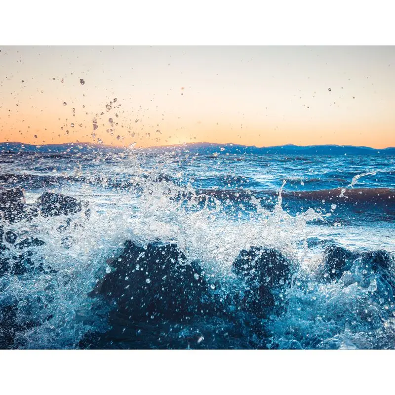 

Gatyztory Frame Sea Wave Paint By Numbers For Adults Kids Landscape Handpainted Oil Painting Canvas Drawing DIY Gift Wall Decor