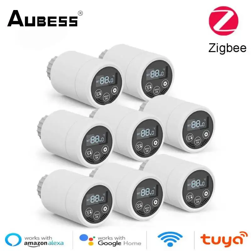 

AUBESS Smart ZigBee Thermostat Thermoregulator Temperature Heating Control System Voice APP Control With Alexa Google Home
