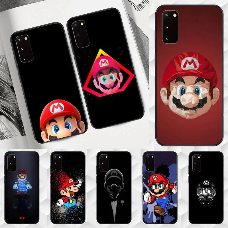 

Game-Mario Phone Case for Samsung A10 A10S M10 M11 M20 M30 M31 S M21 M51 cover coque