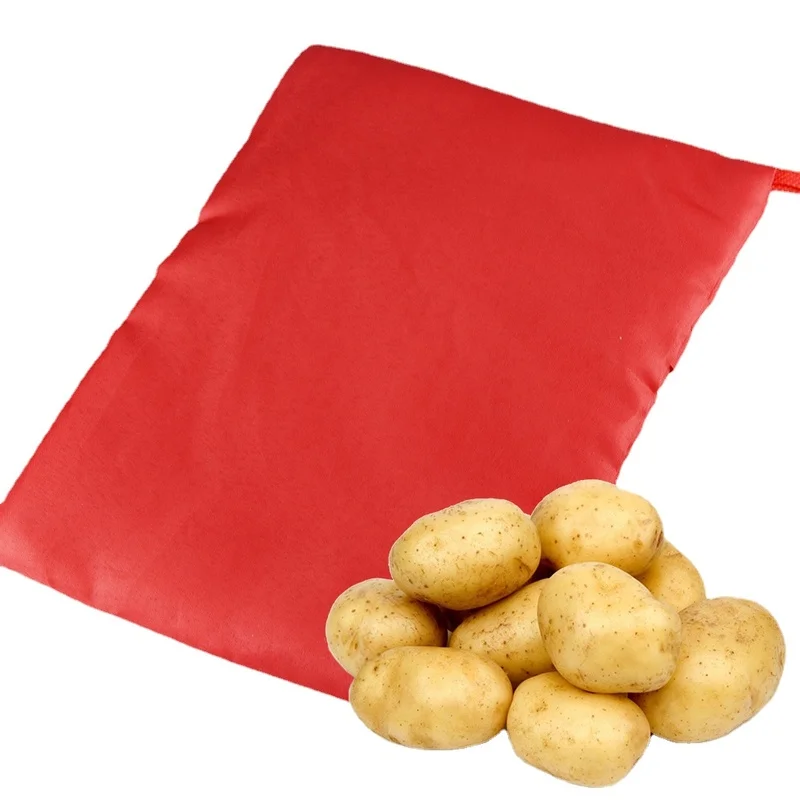 1PC Microwave Potato Cooker Bag Red Baked Cooking Quick Fast Washable | Baking &amp Pastry Tools
