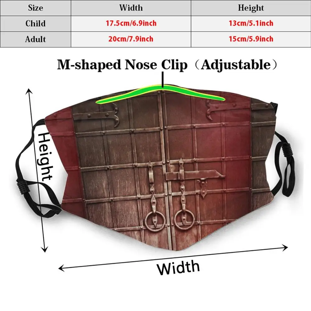 Надежные Ретро железные ворота с ручки-кольца и тенями. Маска для защиты от пыли