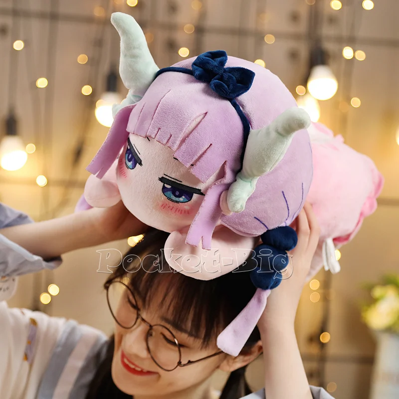 Плюшевая игрушка в стиле аниме мисс Кобаяси девушка-дракон Кана Камуи Иру