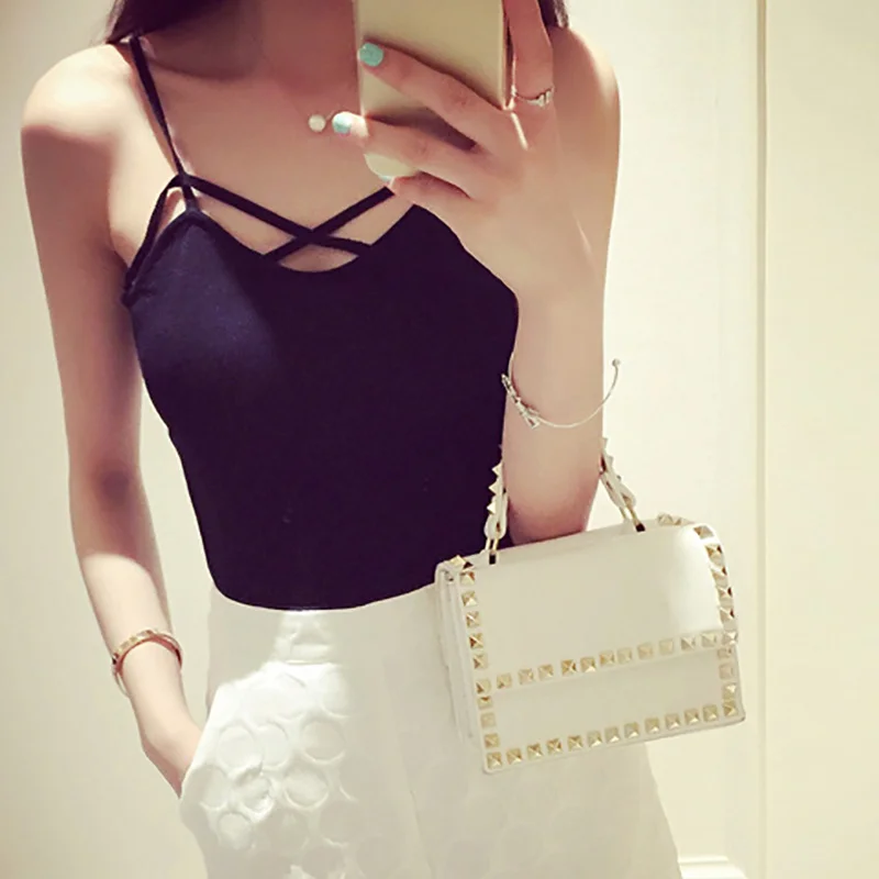 

Camisole Women's Sexy Bottoming Top Slim Summer Women's Camisole Cross Camisole Short