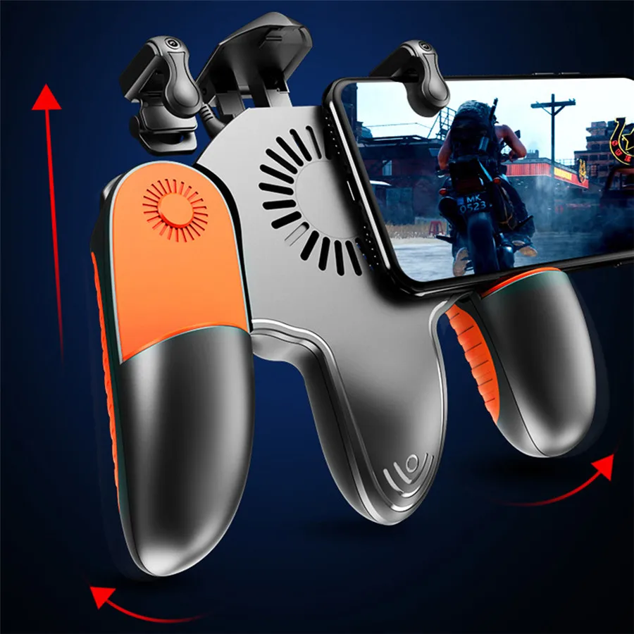 Мобильный контроллер PUBG L1R1 геймпад кулер вентилятор для iPhone X/XR/XS samsung S9 iOS Android джойстик огневой курок контроллер
