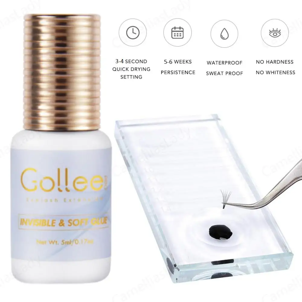 Новинка органический корейский клей Gollee для начинающих упаковочные этикетки без