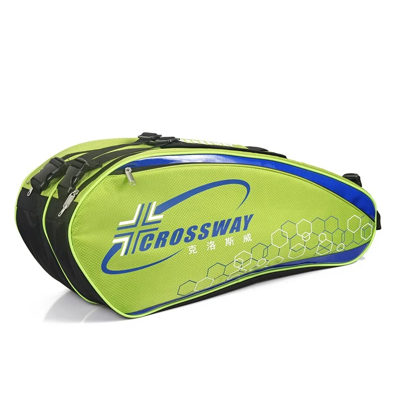 6-12 сумка для ракеток бадминтона тенниса двойное плечо с банками ракетки большой