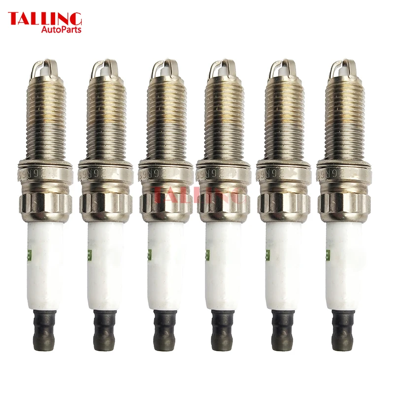 6 шт. ZGR6STE2 12120037244 12120034091 12120038349 12120034087 Свеча зажигания для BMW 5 X3 1 3 X5 X6 7 Z4 2003 2013|Свечи и