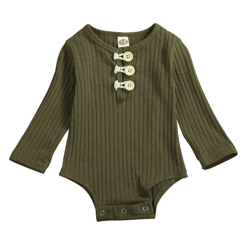Новинка 2019 комбинезон для новорожденных девочек и мальчиков с длинным рукавом