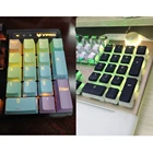 Открытая смарт-клавиатура с 17 клавишами RGB верхняя печать PBT Shot клавиатура с подсветкой для переключателей Cherry MX механическая клавиатура