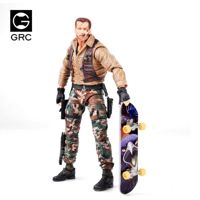 Мини-скейтборд для 1/10 RC Rock гусеничный осевой SCX10-II 90046 D90 D110 TF2 Tamiya CC01 TRX-4 грузовиков