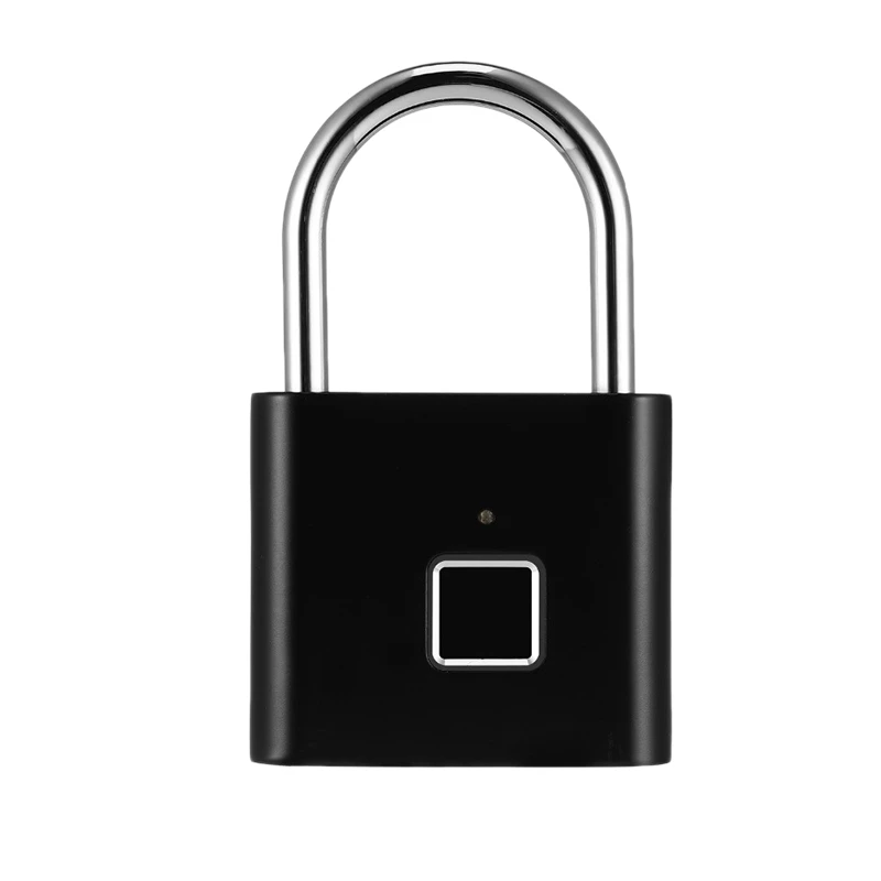 

Smart Fingerprint Lock USB Charging Fingerprint Padlock Fast Unlock Door Luggage Metal Self-Developed Chip