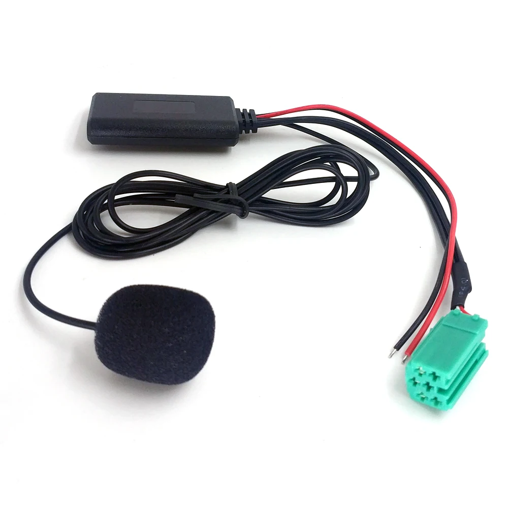Biurlink 6Pin мини ISO беспроводной Bluetooth Hands Free микрофон аудио MP3 AUX в адаптер для Renault список обновлений моделей