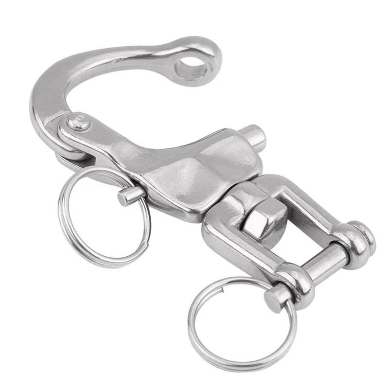 

Hook Swivel Shackle Stainless Steel Outdoor Marine Replacement Supplies