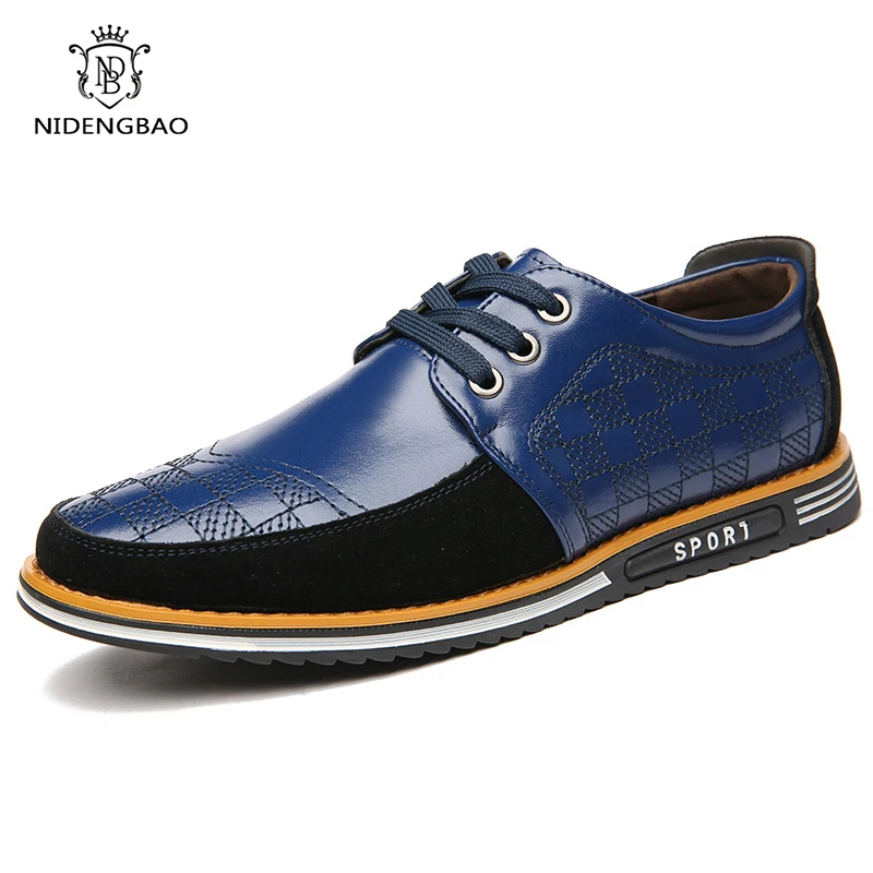 

Men Casual Shoes Leather Loafers for Man Design Breathable Driving Shoes Lace-up Moccasin Shoes For Men Sneakers zapatos hombre