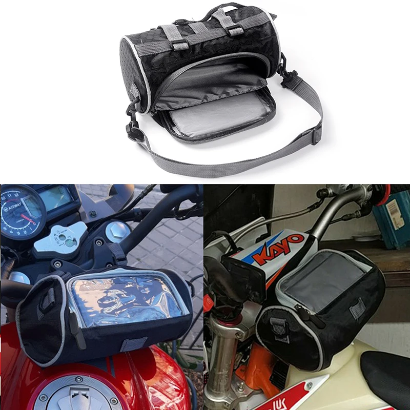 Сумка для хранения на переднем руле мотоцикла SPEWPRP универсальная сумка с