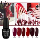 Ibdgel Гель-лак УФ впитывающий чистый красный зеленый цвет лак для ногтей гель Полировочный для ногтей, маникюрный 15 мл Полупостоянный Гель-лак