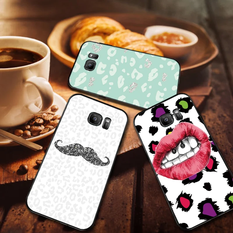 Чехлы для samsung S8 S9 S10 Plus ancient tone leopard NOTE 8 9 M10 M20 M30 S6 S7 Edge чехол телефона подарок |