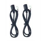 2 шт., 4-контактный + 6-контактный разъем, USB-кабель для автомагнитолы, 1 м, USB-кабель, USB-адаптер