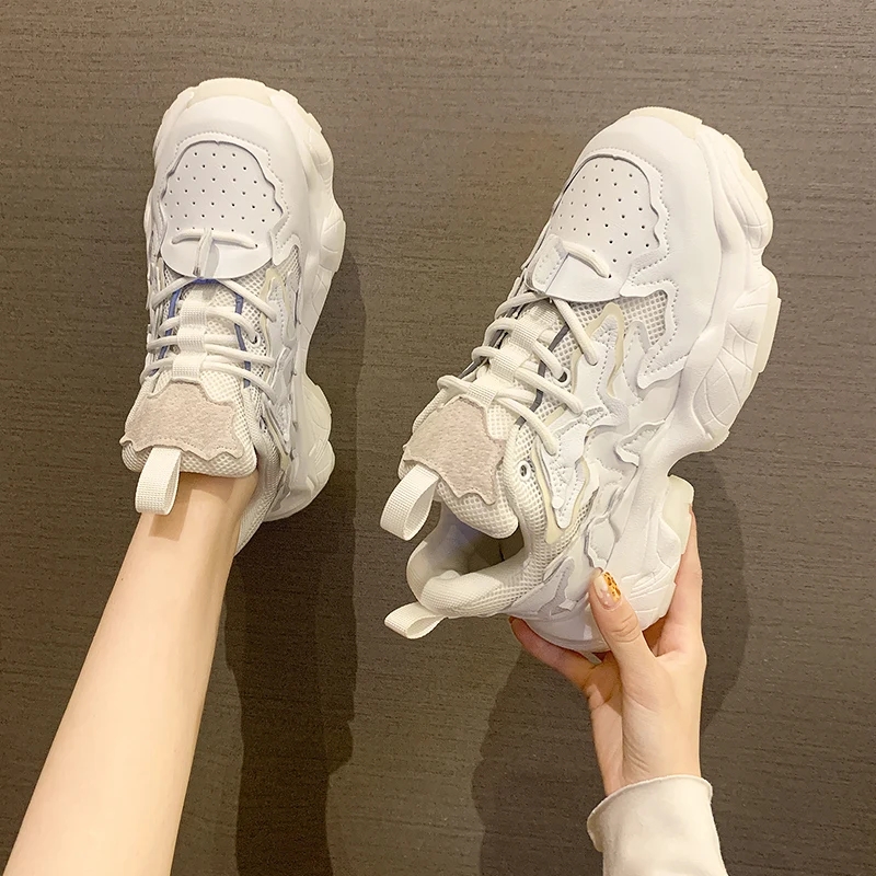 

Fashion 2021 2021 Spring Summer Women Sneakers Lady Sneakers Sport Shoes Platform Sneakers Comfort Non-Slip Chunky
