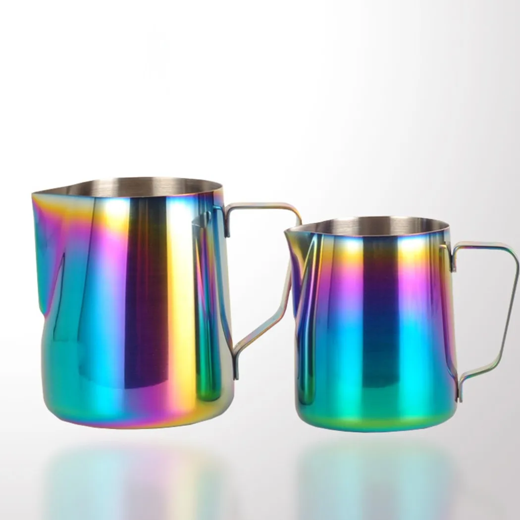 

Stainless Steel Frothing Jug Bar Coffee Color Container Dining Dinnerware